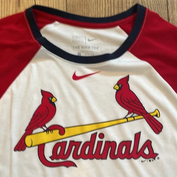 Nike St. Louis Cardinals 3/4 sleeve shirt in women’s size large. - Picture 3 of 7